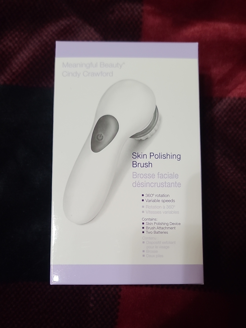 Meaningful Beauty Skin Polishing Brush - White with Gray Accent